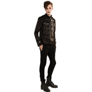 Rubie's Bloodline Men's Gothic Short Jacket, Black, Standard Costume Rubie's Bloodline Men's Gothic Short Jacket, Black, Standard Costume