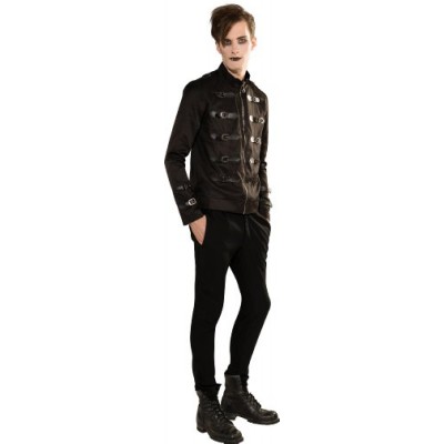 Rubie's Bloodline Men's Gothic Short Jacket, Black, Standard Costume
