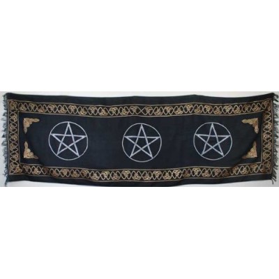 Three Pentagram Altar Cloth