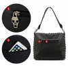 Scarleton Studded Skull Shoulder Bag H141701 - Black
