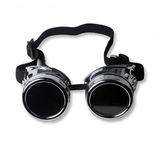 Steampunk Goggles Retro Vintage Victorian Glasses Welding Cyber Punk Gothic for Halloween Cosplay Costume