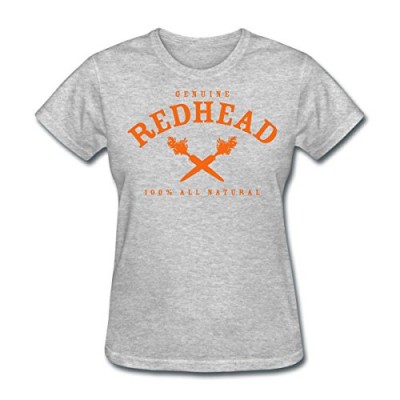 Genuine Redhead All Natural Hair Women's T-Shirt by Spreadshirt, M, heather gray