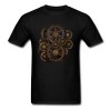 Spreadshirt Men's Steampunk Gears T-Shirt, black, XL