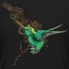 Steampunk Hummingbird Women's T-Shirt by American Apparel by Spreadshirt, 2XL, black