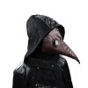 Steampunk Plague Beak Mask Gothic Cosplay Retro Doctor Bird Mask (Brown)