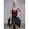 Steel master Gothic Spaghetti Strap Party Dresses Steampunk Evening Dress (XXL)