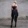 Steel master Gothic Spaghetti Strap Party Dresses Steampunk Evening Dress (XXL)