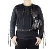 STEELMASTER Steam Punk Leather Handbag Fashion Messenger Bag Fanny Pack Gothic Shoulder Bag Cross Body Bag