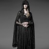 Steelmaster Women's High Priestess of the Coat Gothic Long Dress(Black) (XXXL)