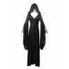 Steelmaster Women's High Priestess of the Coat Gothic Long Dress(Black) (XXXL)