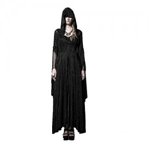 Steelmaster Women's High Priestess of the Coat Gothic Long Dress(Black) (XXXL) Steelmaster Women's High Priestess of the Coat Gothic Long Dress(Black) (XXXL)