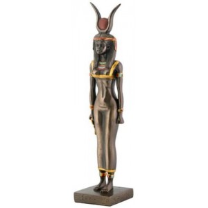 Egyptian Bronze Isis Collectible Statue