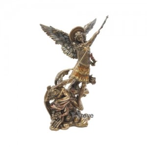 Classic Archangel Michael Slaying Lucifer