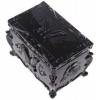 1 X Anna sui style Classic Black Retro Double makeup cotton cosmetics Storage box