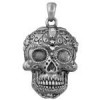 YTC Summit Silver Color Pewter Dod Sugar Skull Pendant