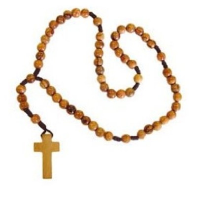Holy Land Market Natural Olive Wood Rosary